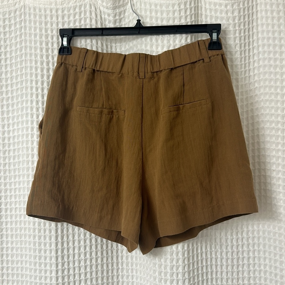 Z Supply Lucy Airy Brown Flowy Shorts Large - Picture 6 of 8